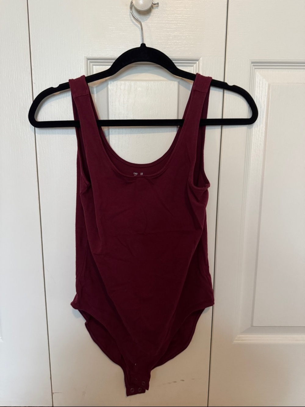 Gap Small Sleeveless Burgundy Bodysuit